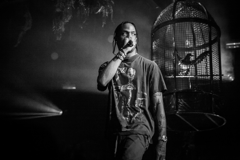 Travis Scott, Veterans Memorial Coliseum, Rose Quarter, photo by Tojo Andrianarivo