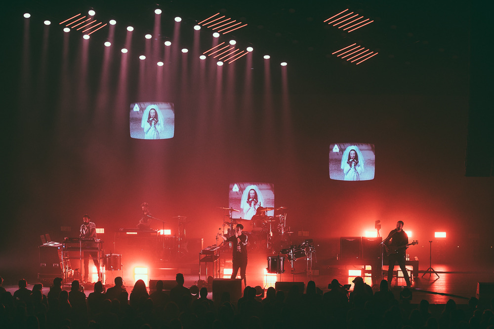 Bastille, Keller Auditorium, Portland'5 Centers for the Arts, photo by Paul Garcia