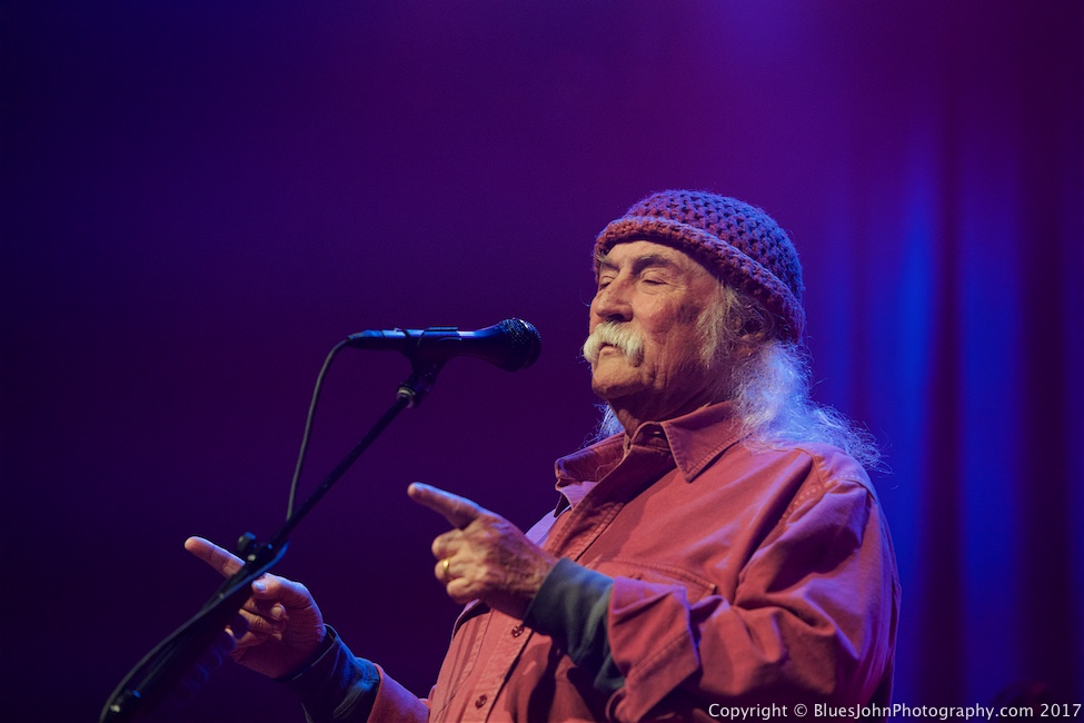 David Crosby, Aladdin Theater, photo by John Alcala