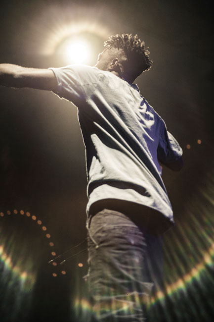 Isaiah Rashad, Crystal Ballroom, photo by Josh Phillips