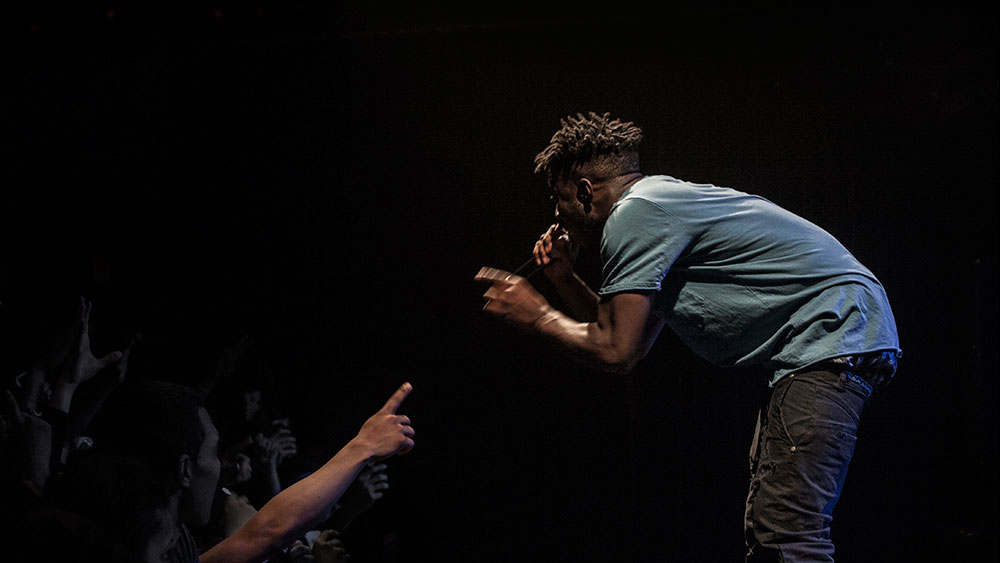 Isaiah Rashad, Crystal Ballroom, photo by Josh Phillips