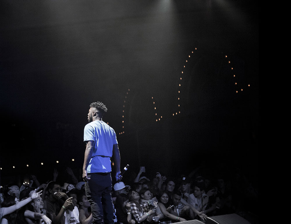 Isaiah Rashad, Crystal Ballroom, photo by Josh Phillips