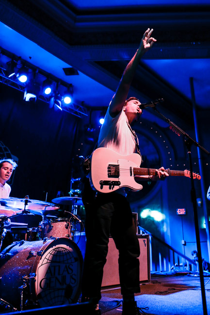 Atlas Genius, Crystal Ballroom, photo by Sydnie Kobza