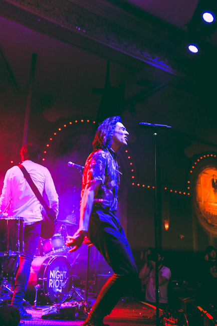 Night Riots, Crystal Ballroom, photo by Sydnie Kobza