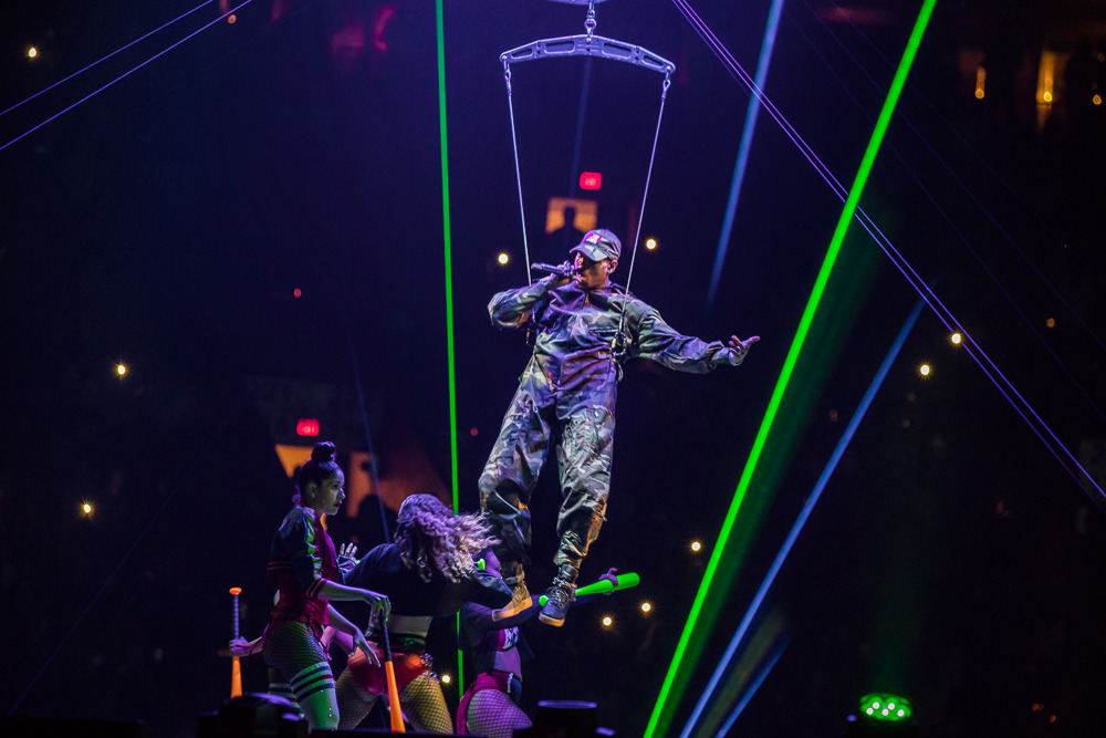 Chris Brown, Moda Center, Rose Quarter, photo by Paul Garcia