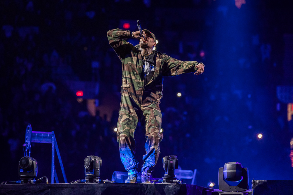 Chris Brown, Moda Center, Rose Quarter, photo by Paul Garcia