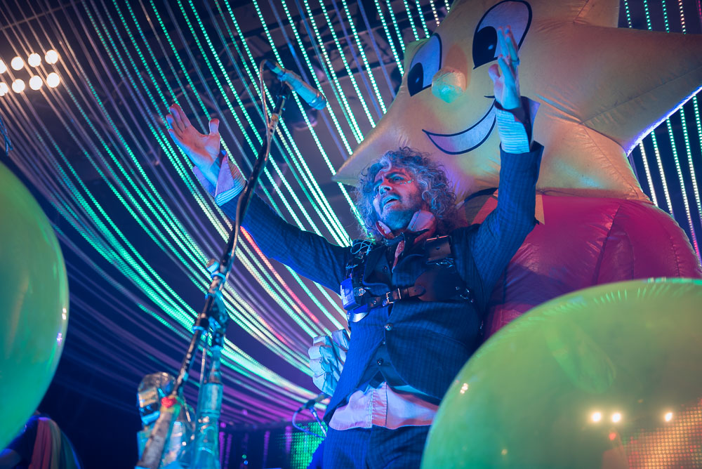 The Flaming Lips, Roseland Theater, photo by Jeff Ryan