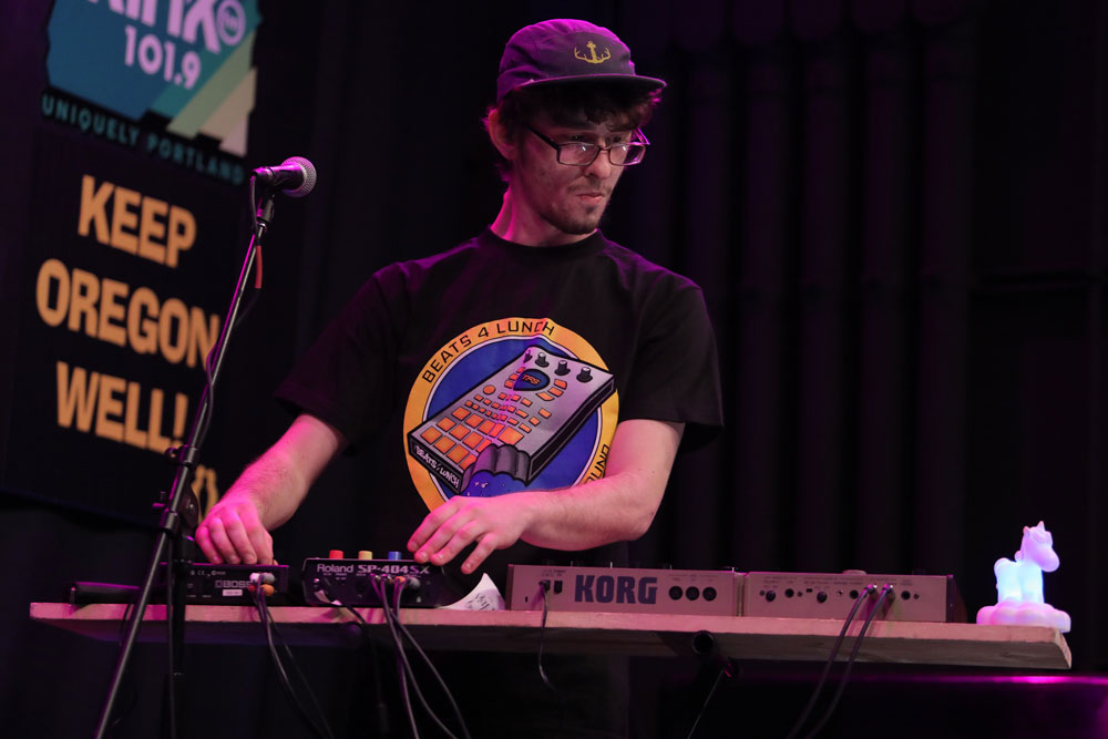 Korgy & Bass, Bloodworks Live Studio, Vortex Music Magazine, The Thesis, photo by Bennett Dewan