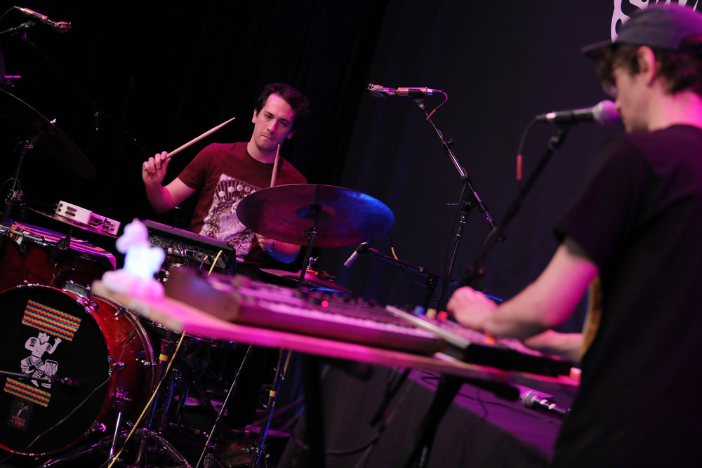 Korgy & Bass, Barra Brown, Bloodworks Live Studio, Vortex Music Magazine, The Thesis, photo by Bennett Dewan