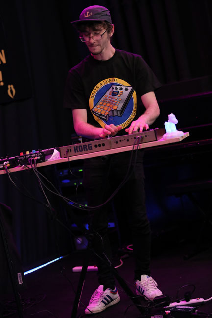 Korgy & Bass, Bloodworks Live Studio, Vortex Music Magazine, The Thesis, photo by Bennett Dewan