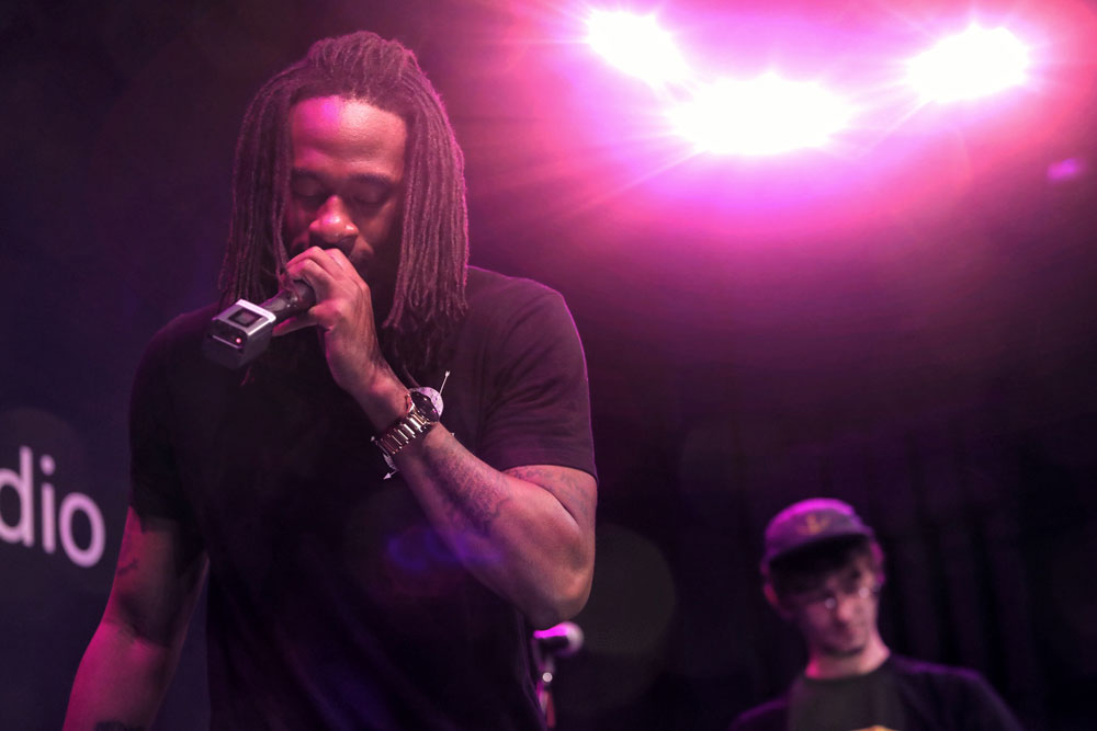 Korgy & Bass, Rasheed Jamal, Bloodworks Live Studio, Vortex Music Magazine, The Thesis, photo by Bennett Dewan