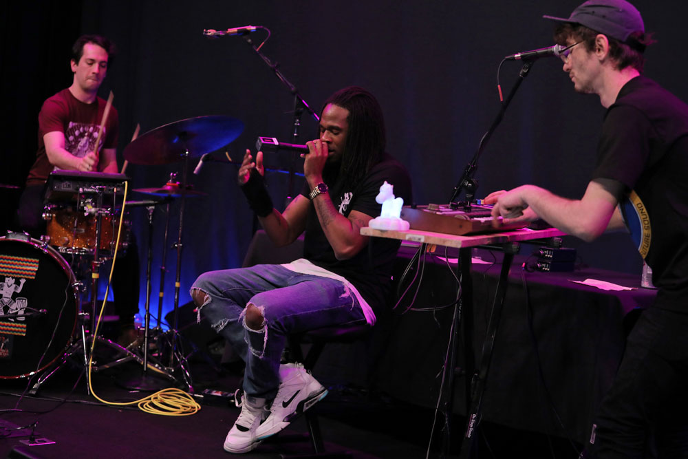 Korgy & Bass, Rasheed Jamal, Bloodworks Live Studio, Vortex Music Magazine, The Thesis, photo by Bennett Dewan