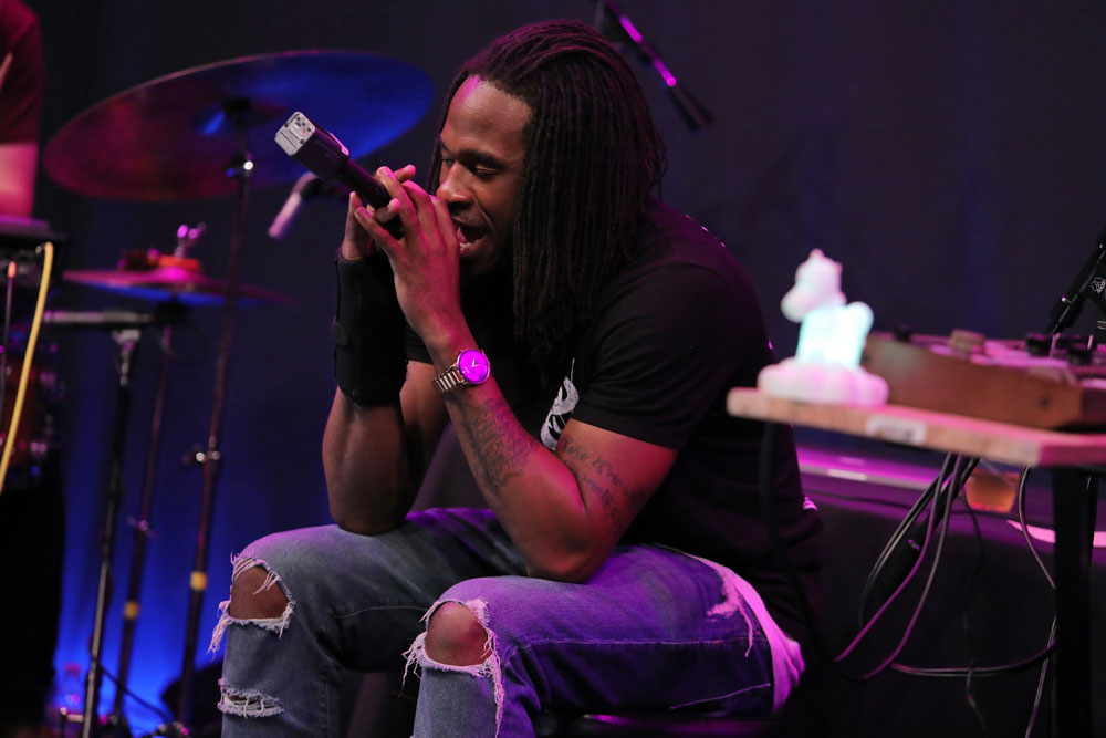 Korgy & Bass, Rasheed Jamal, Bloodworks Live Studio, Vortex Music Magazine, The Thesis, photo by Bennett Dewan