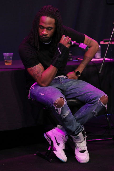 Korgy & Bass, Rasheed Jamal, Bloodworks Live Studio, Vortex Music Magazine, The Thesis, photo by Bennett Dewan