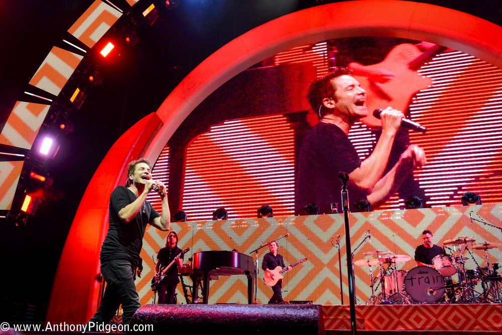 Train, Sunlight Supply Amphitheater, photo by Anthony Pidgeon