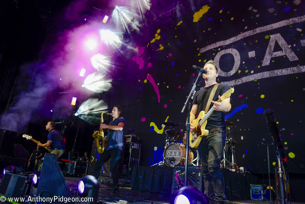 O.A.R., Sunlight Supply Amphitheater, photo by Anthony Pidgeon