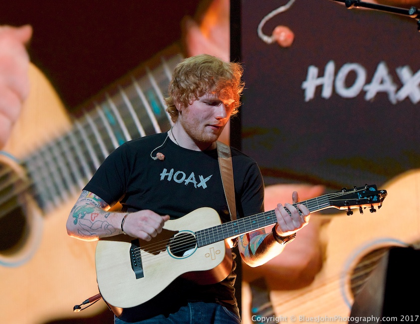 Ed Sheeran, Moda Center, Rose Quarter, photo by John Alcala