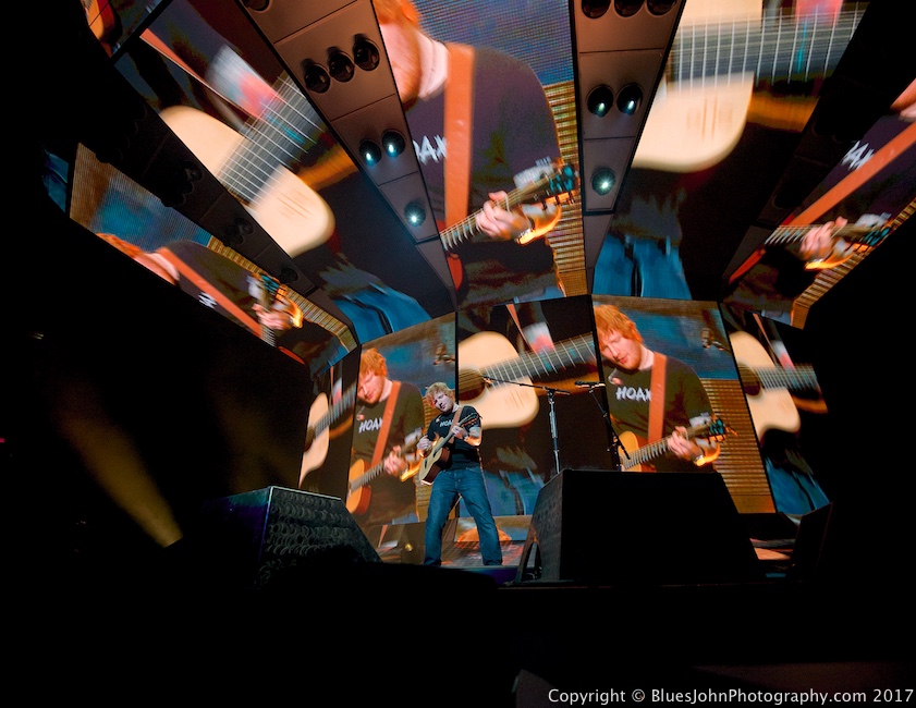 Ed Sheeran, Moda Center, Rose Quarter, photo by John Alcala