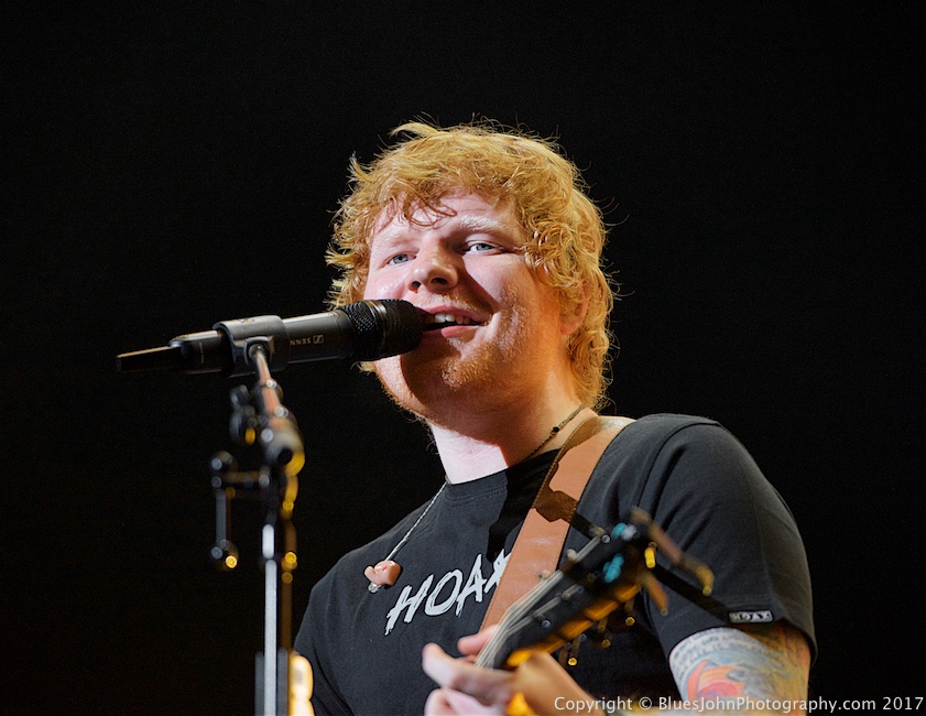 Ed Sheeran, Moda Center, Rose Quarter, photo by John Alcala