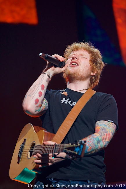 Ed Sheeran, Moda Center, Rose Quarter, photo by John Alcala