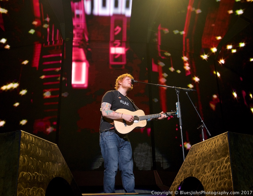 Ed Sheeran, Moda Center, Rose Quarter, photo by John Alcala
