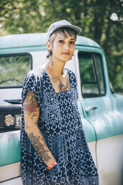 Luz Elena Mendoza, Y La Bamba, Pickathon, Pendarvis Farm, photo by Sam Gehrke