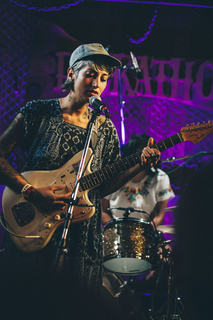 Luz Elena Mendoza, Y La Bamba, Pickathon, Pendarvis Farm, photo by Sam Gehrke