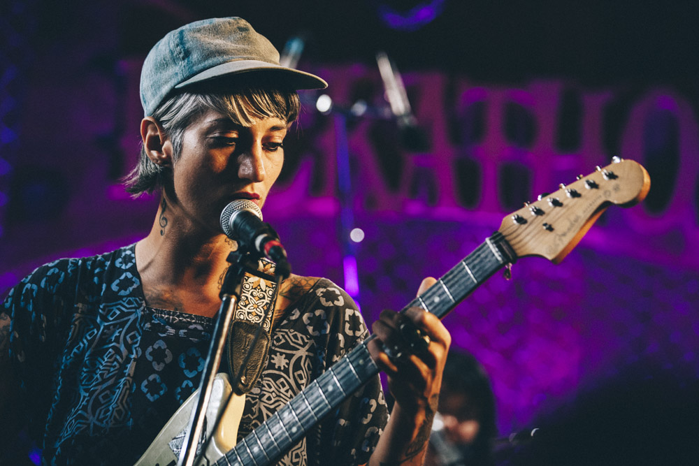 Luz Elena Mendoza, Y La Bamba, Pickathon, Pendarvis Farm, photo by Sam Gehrke