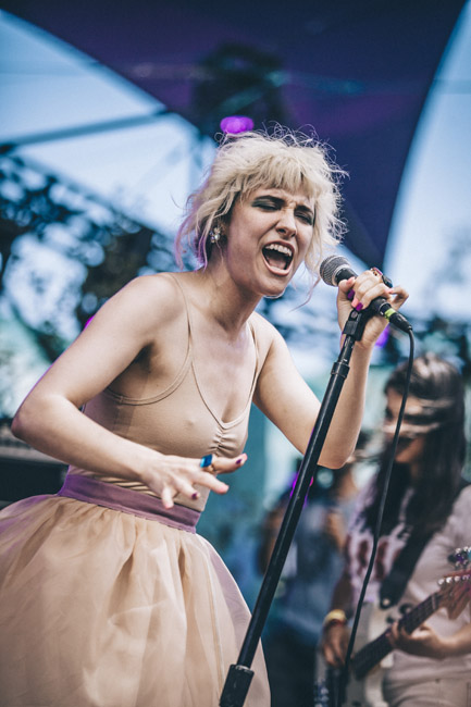 Priests, Pickathon, Pendarvis Farm, photo by Sam Gehrke