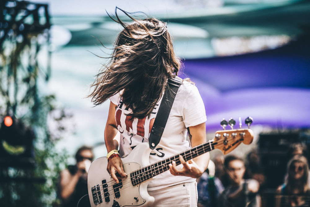 Priests, Pickathon, Pendarvis Farm, photo by Sam Gehrke
