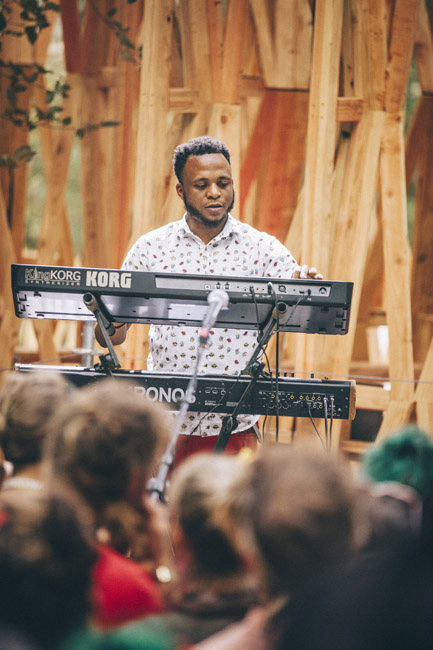 Tank and The Bangas, Pickathon, Pendarvis Farm, photo by Sam Gehrke