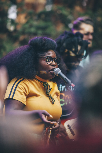 Tank and The Bangas, Pickathon, Pendarvis Farm, photo by Sam Gehrke