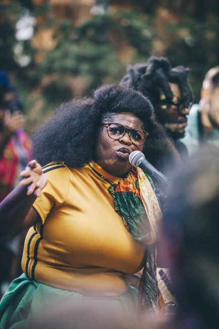 Tank and The Bangas, Pickathon, Pendarvis Farm, photo by Sam Gehrke