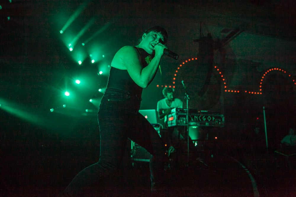 Sylvan Esso, Crystal Ballroom, photo by Tojo Andrianarivo
