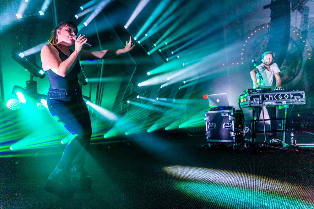 Sylvan Esso, Crystal Ballroom, photo by Tojo Andrianarivo