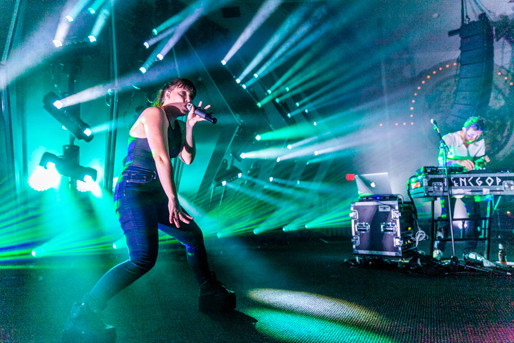 Sylvan Esso, Crystal Ballroom, photo by Tojo Andrianarivo