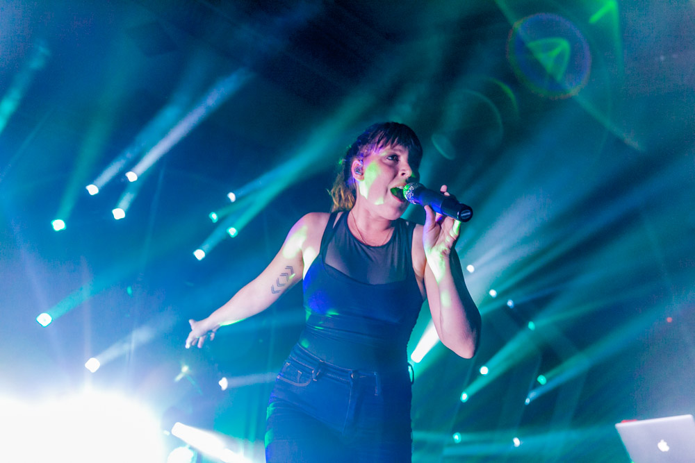 Sylvan Esso, Crystal Ballroom, photo by Tojo Andrianarivo