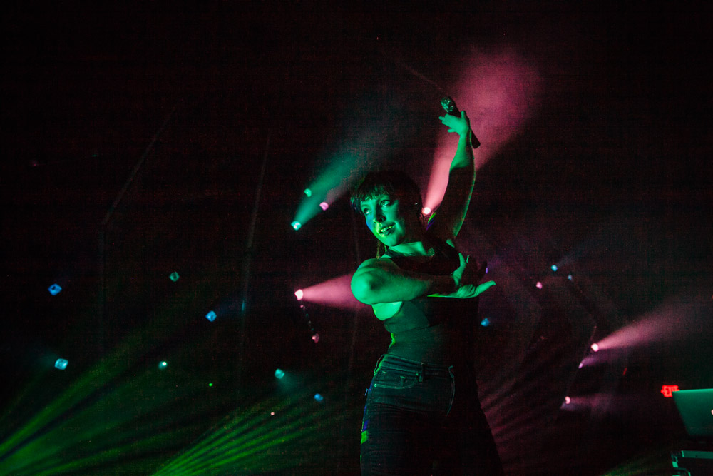 Sylvan Esso, Crystal Ballroom, photo by Tojo Andrianarivo