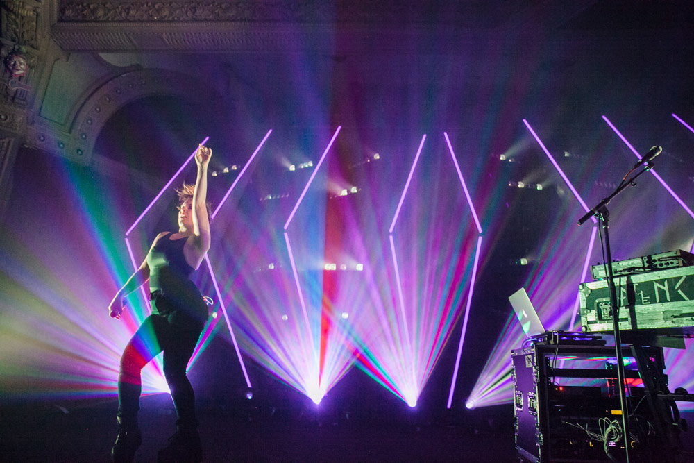 Sylvan Esso, Crystal Ballroom, photo by Tojo Andrianarivo