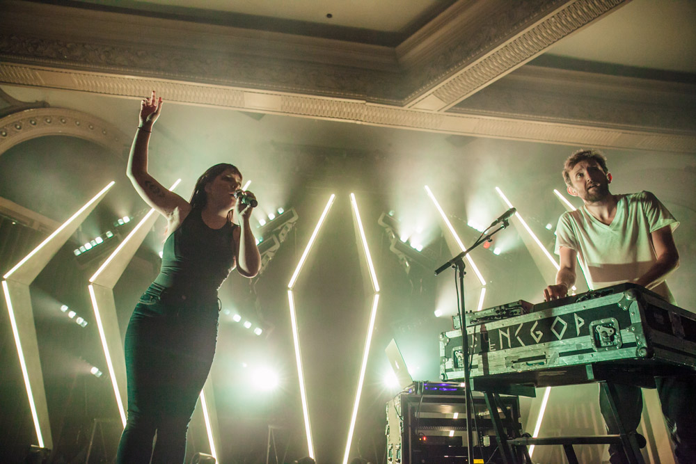 Sylvan Esso, Crystal Ballroom, photo by Tojo Andrianarivo