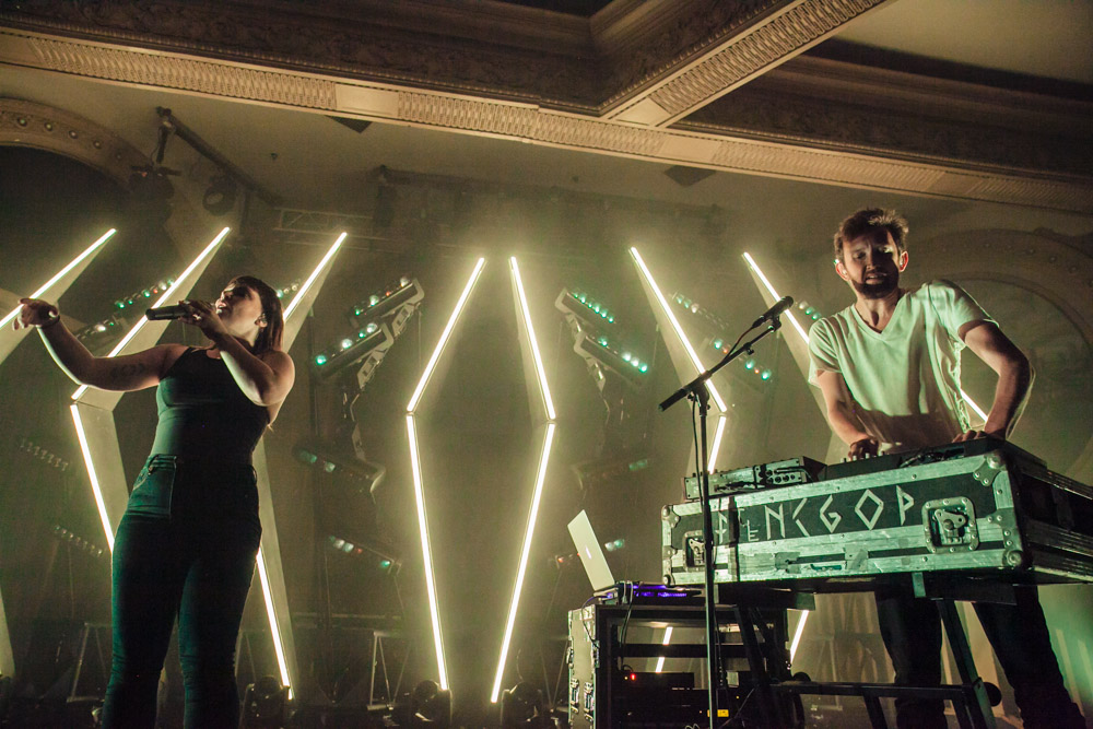Sylvan Esso, Crystal Ballroom, photo by Tojo Andrianarivo