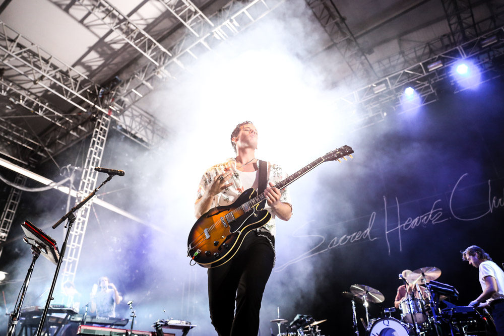 Foster The People, Edgefield Amphitheater, photo by Sydnie Kobza