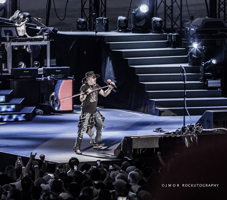Guns N' Roses, Gorge Amphitheatre, photo by Jessica Rentola Ramberg