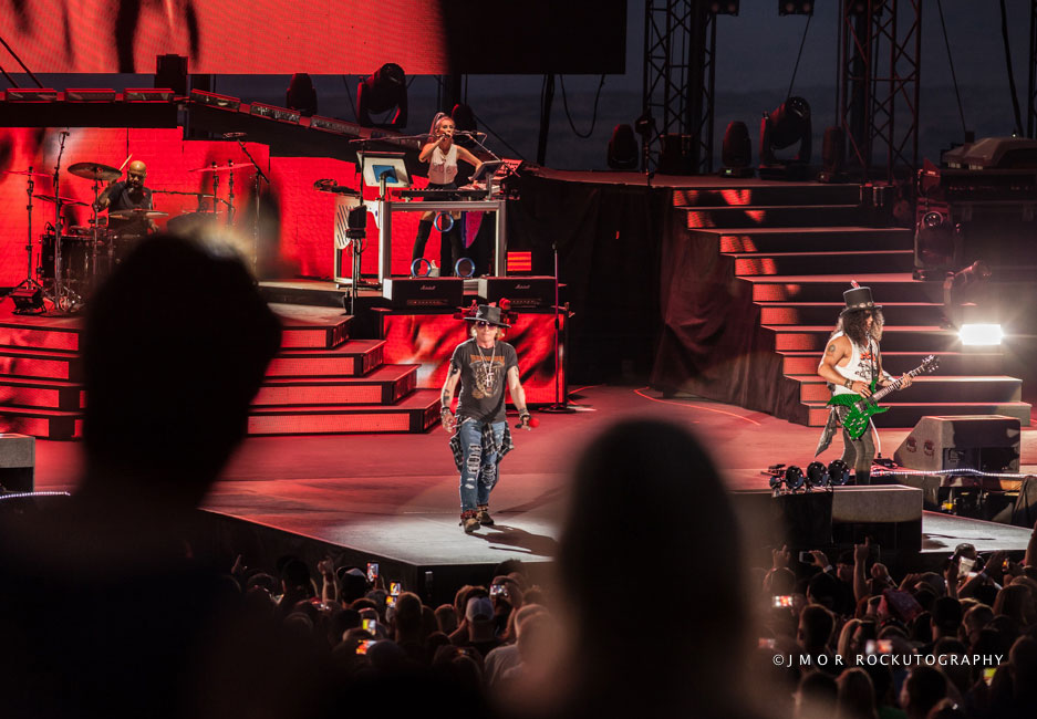 Guns N' Roses, Gorge Amphitheatre, photo by Jessica Rentola Ramberg