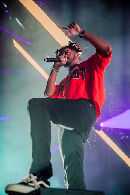 Aminé, Bumbershoot, Seattle Center, photo by Tojo Andrianarivo