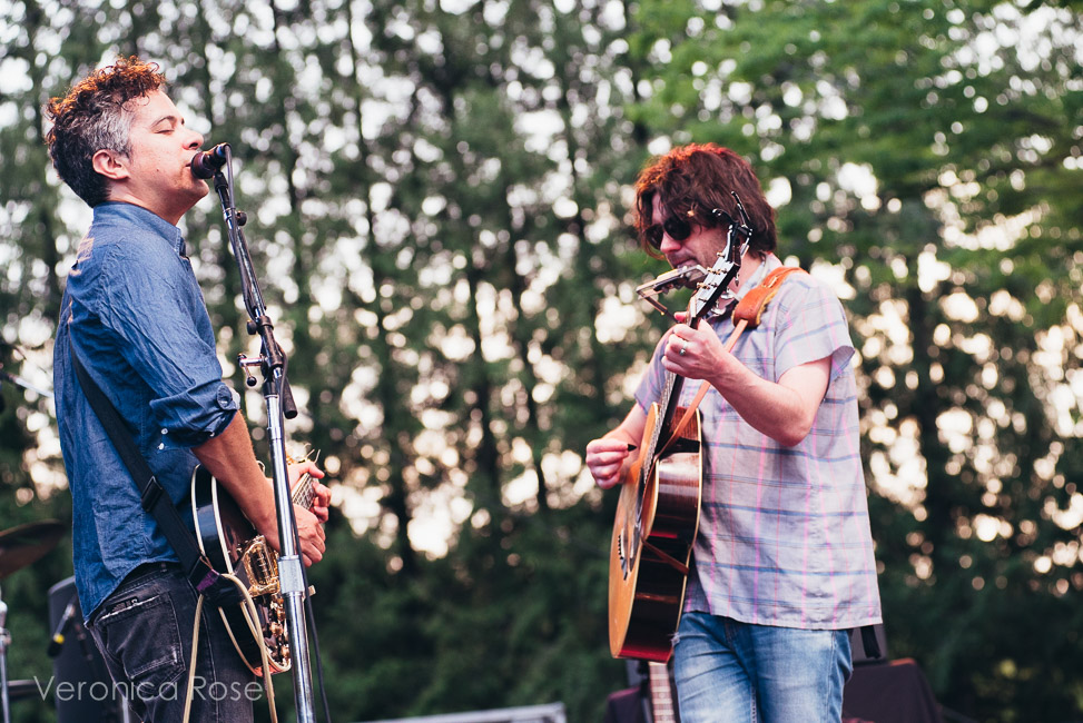 Conor Oberst, M. Ward, Oregon Zoo Amphitheatre, photo by Veronica Rose