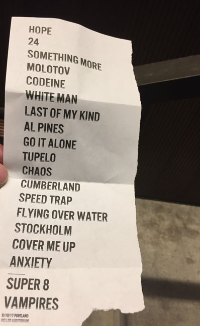 Jason Isbell, Keller Auditorium, Portland'5 Centers for the Arts, photo by John Alcala