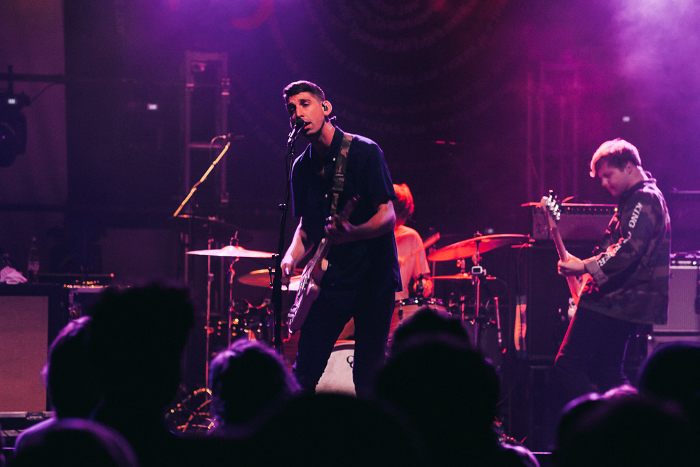 Tigers Jaw, Crystal Ballroom, photo by Blake Sourisseau