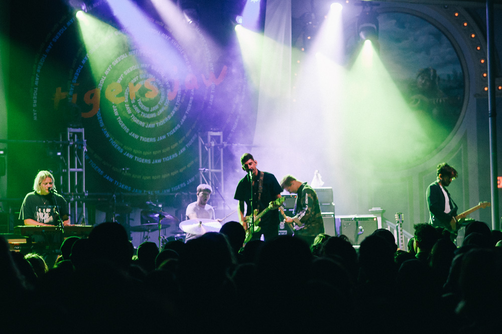 Tigers Jaw, Crystal Ballroom, photo by Blake Sourisseau