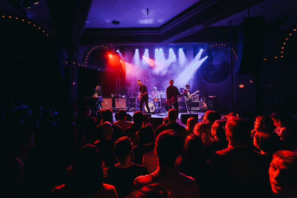 Tigers Jaw, Crystal Ballroom, photo by Blake Sourisseau